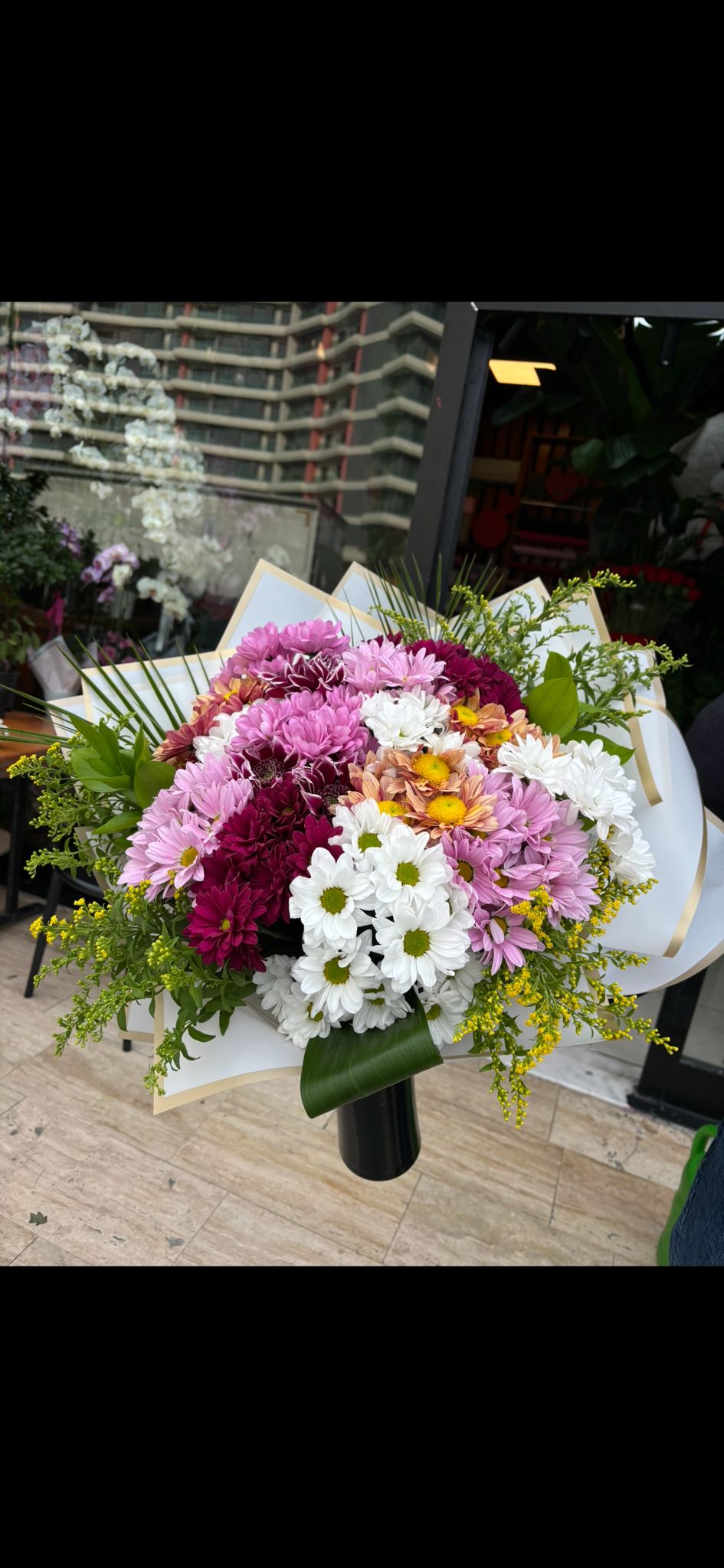 karışık ithal papatya 10 dal 